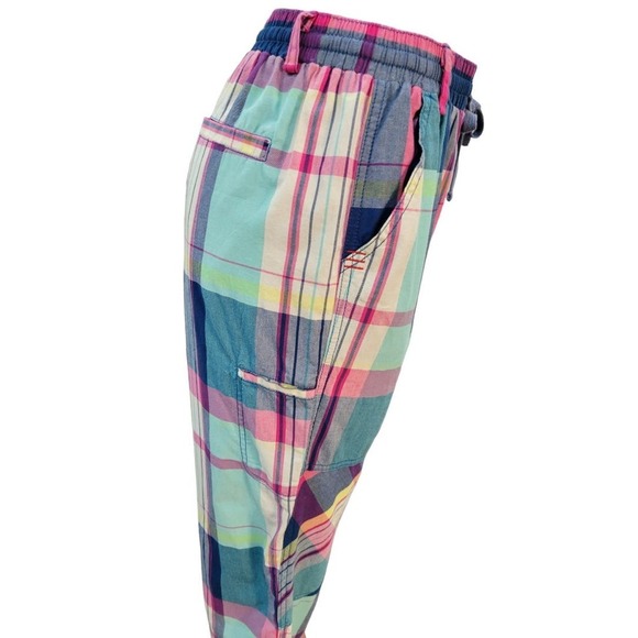 BDG Urban Outfitters Modern Day Pull On Pants Size Medium‎ Multicolor Plaid - Picture 13 of 16